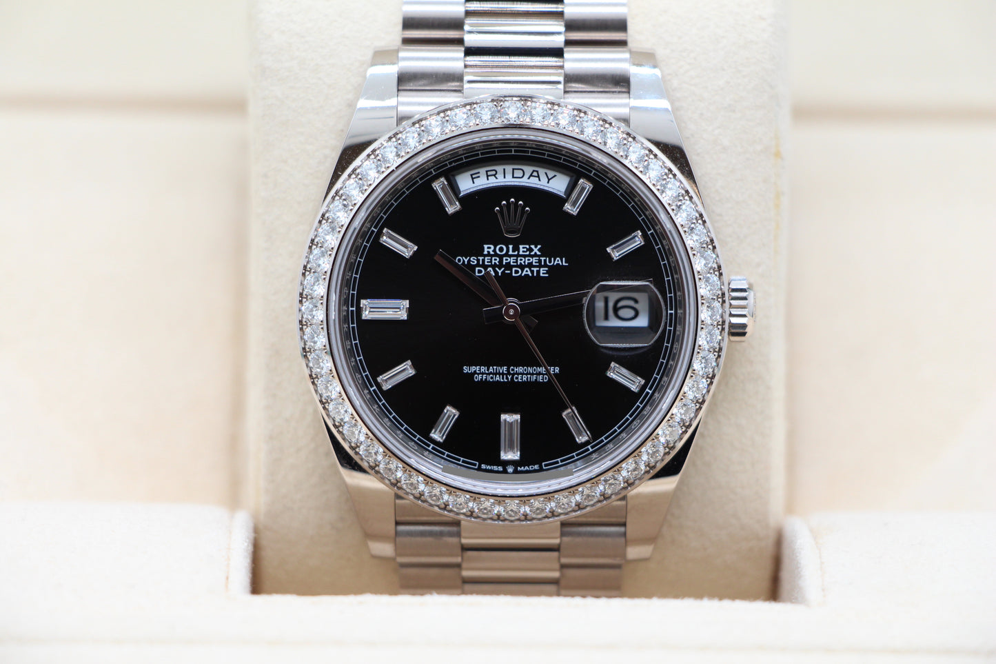 Rolex Day-Date 40 Baguette