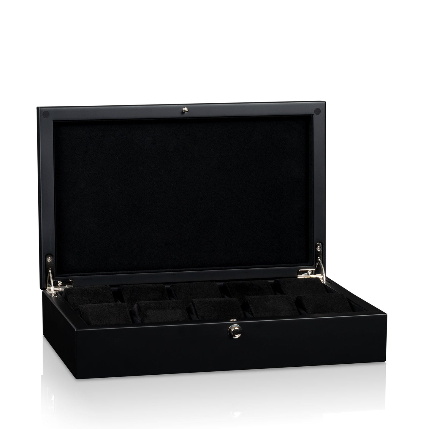 Beco watch box Piano Silk 10 - Black