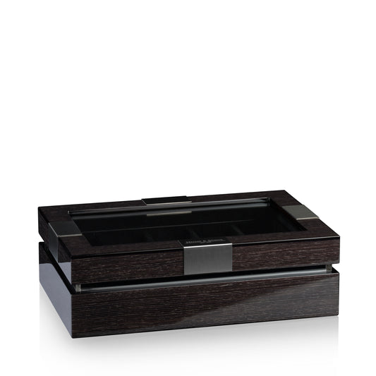 Heisse & Söhne Uhrenbox Executive 10 Quercus/Schwarz